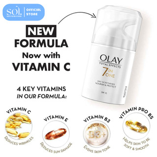 [Bản nội địa UK] Kem Dưỡng Olay Total Effects 7in1  Mẫu Mới 50ml