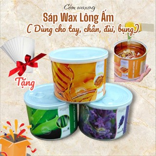  Sáp Wax Lông ấm Sáp Wax Lạnh Dạng Gel Depilatory Hộp Nắp Lon Wax Lông Tại Nhà Hiệu Quả 