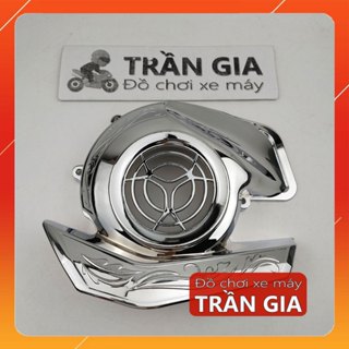 Ốp che quạt gió xe Grande năm 2023-2024-2025 két nước đời mới nhất- phụ kiện trang trí Yamaha