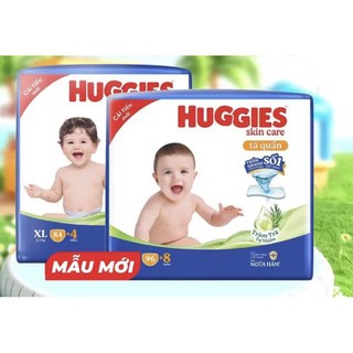  Tã quần tràm trà Huggies L96 Xl84 Xxl76 tặng 4 tã quần 