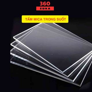 Tấm mica, mika trong suốt A3, A4, A5 dùng làm mô hình, hộp đựng... Hàng đẹp bao đổi trả - Suka360