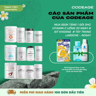  CODEAGE Collagen Glutathione Vitamin C NMN Codeage dưỡng trắng da trẻ hóa giảm nám-2010Cosmetic 