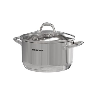 Nồi Inox 3 đáy Sunhouse SHG301-xx dùng trên mọi loại bếp
