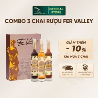 Nước trái cây lên men FerValley CiCi Thượng Đỉnh Yến vị táo dứa, dâu tằm, mận chai 510ml Nươc trái cây lên men Tết 2025