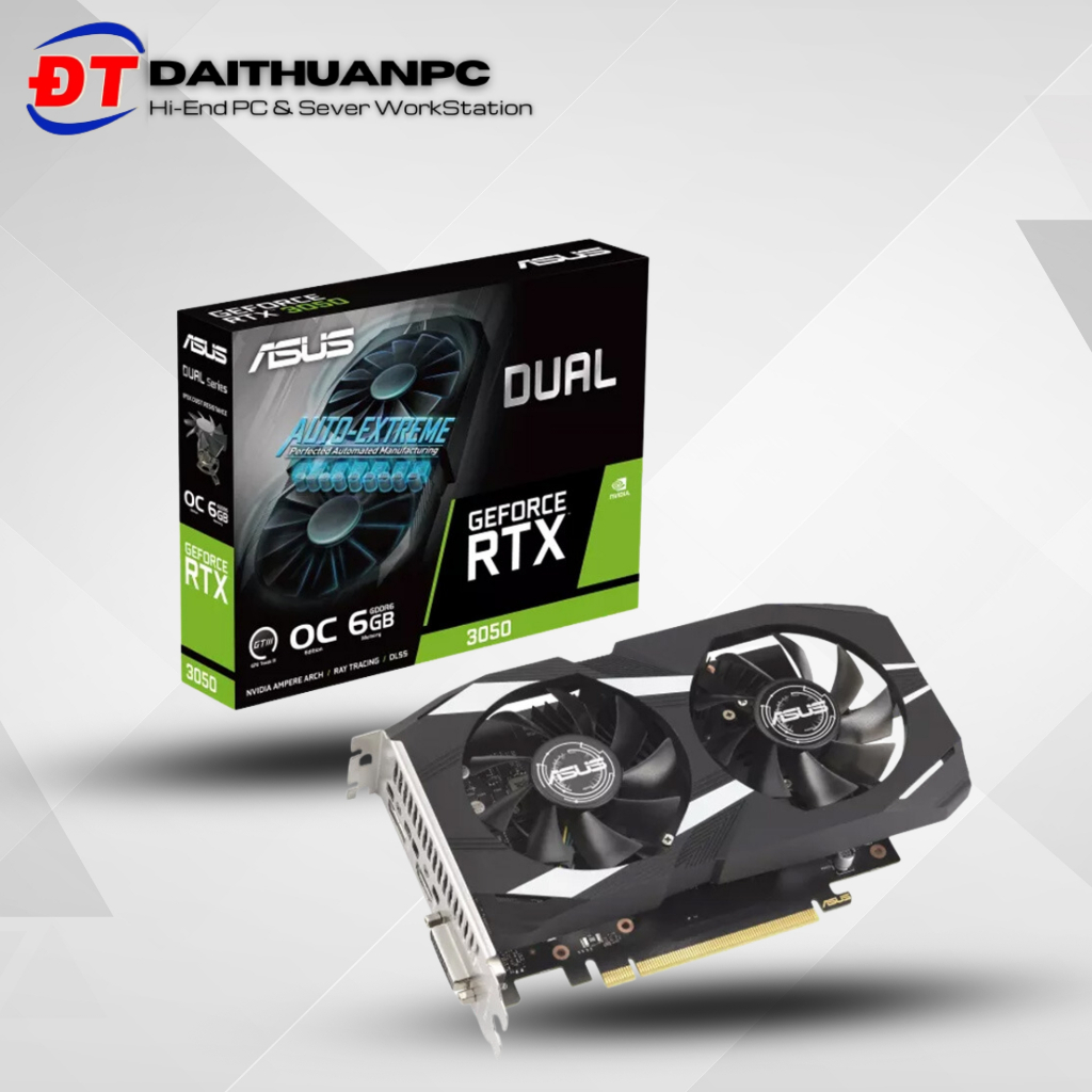 VGA Asus DUAL RTX 3050 OC 6GB [ Chính Hãng ]