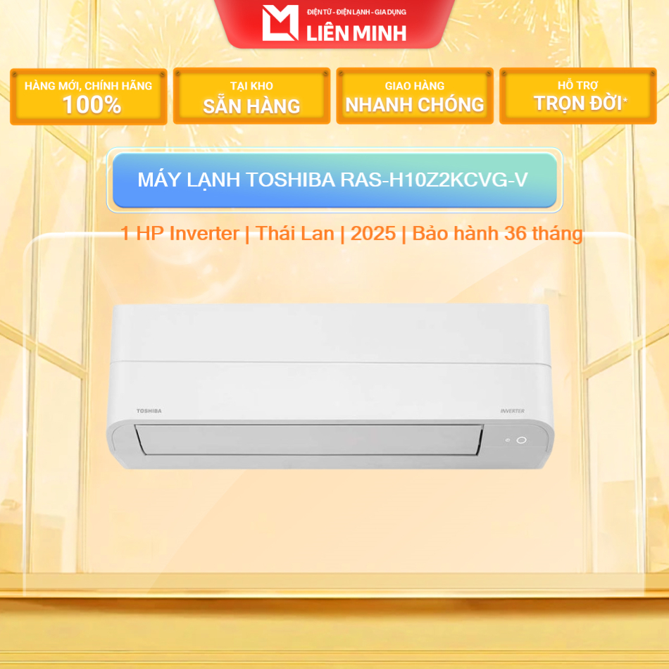 RAS-H10Z2KCVG-V / RAS-H13Z2KCVG-V - Máy Lạnh Toshiba Inverter [Giao Toàn Quốc]