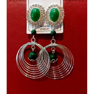 Đôi hoa tai 7 vòng tròn . Trang phục Phụ kiện Hầu Đồng