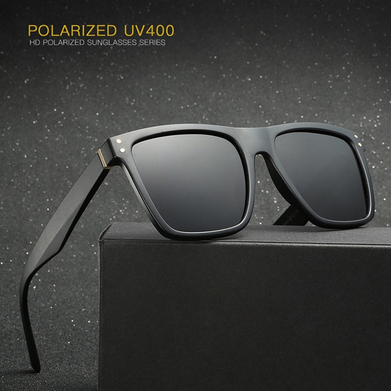 Mắt kính mát nam tròng phân cực polarized chống chói, chống tia UV400 - MK1812