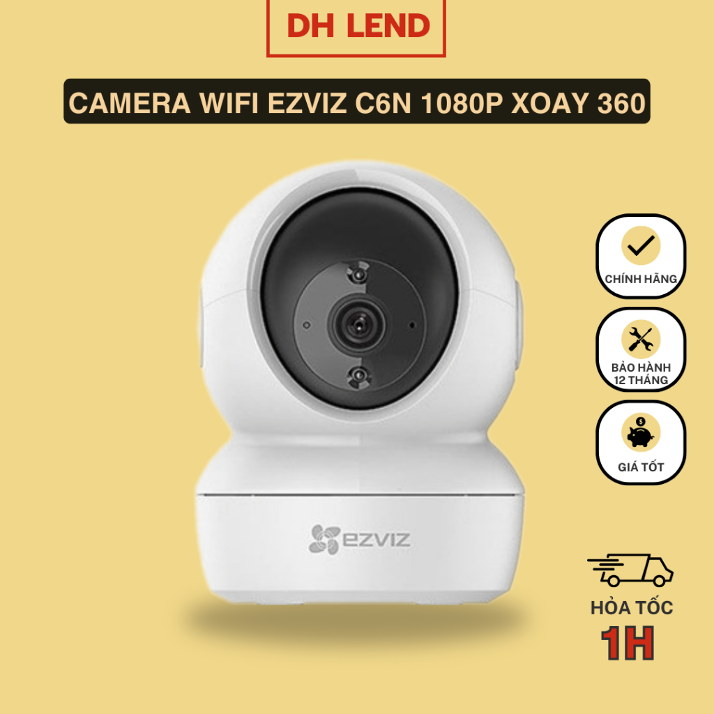Camera wifi Ezviz C6N 1080p xoay 360