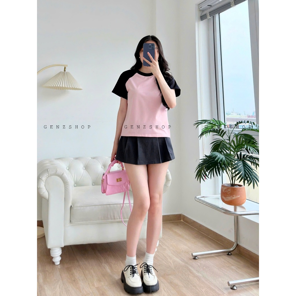 ÁO THUN BABYTEE RAGLAN PHỐI TAY TRƠN DỄ PHỐI ĐỒ TRENDING BBT2026 | BigBuy360 - bigbuy360.vn