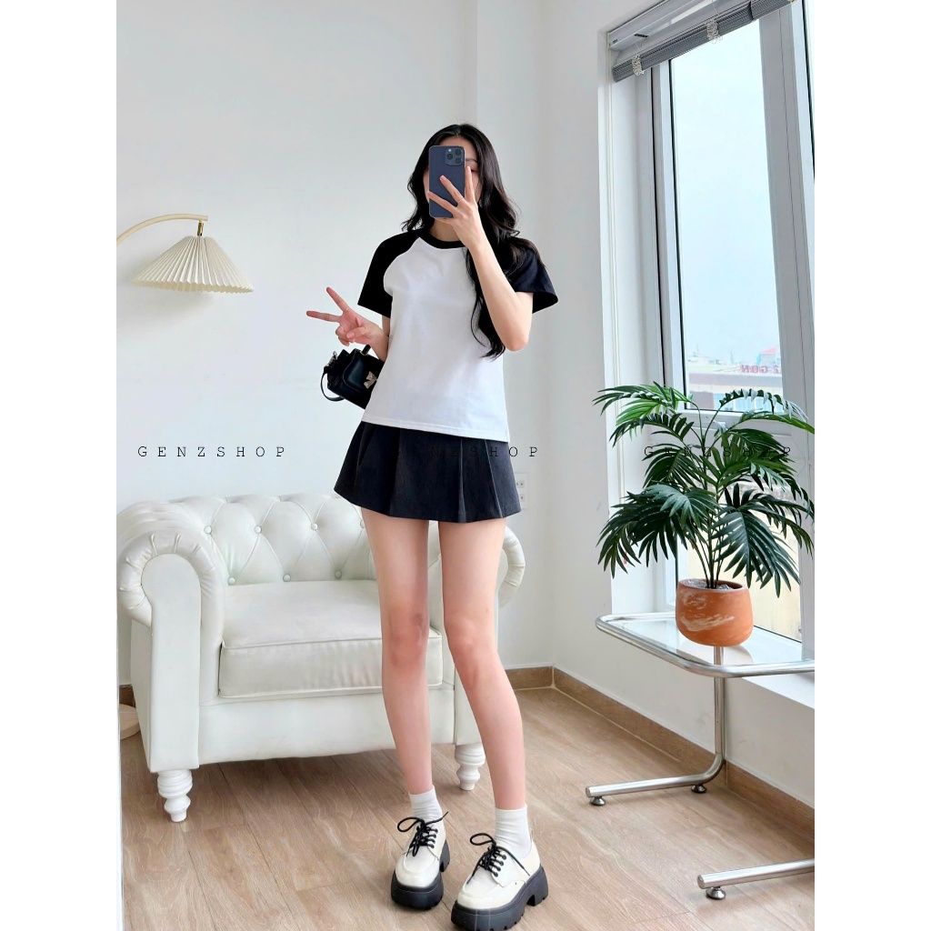 ÁO THUN BABYTEE RAGLAN PHỐI TAY TRƠN DỄ PHỐI ĐỒ TRENDING BBT2026 | BigBuy360 - bigbuy360.vn