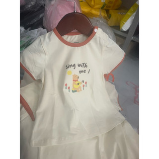 áo cộc tay bé gái dokma 6-36m