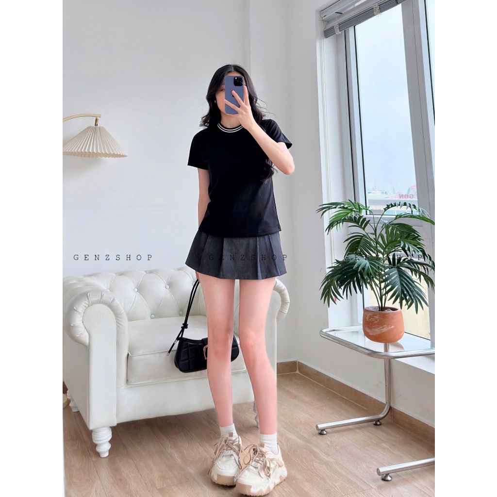 ÁO THUN CỔ PHỐI FORM BABYTEE TRƠN  DỄ THƯƠNG ĐƠN GIẢN GENZBBT26 | BigBuy360 - bigbuy360.vn