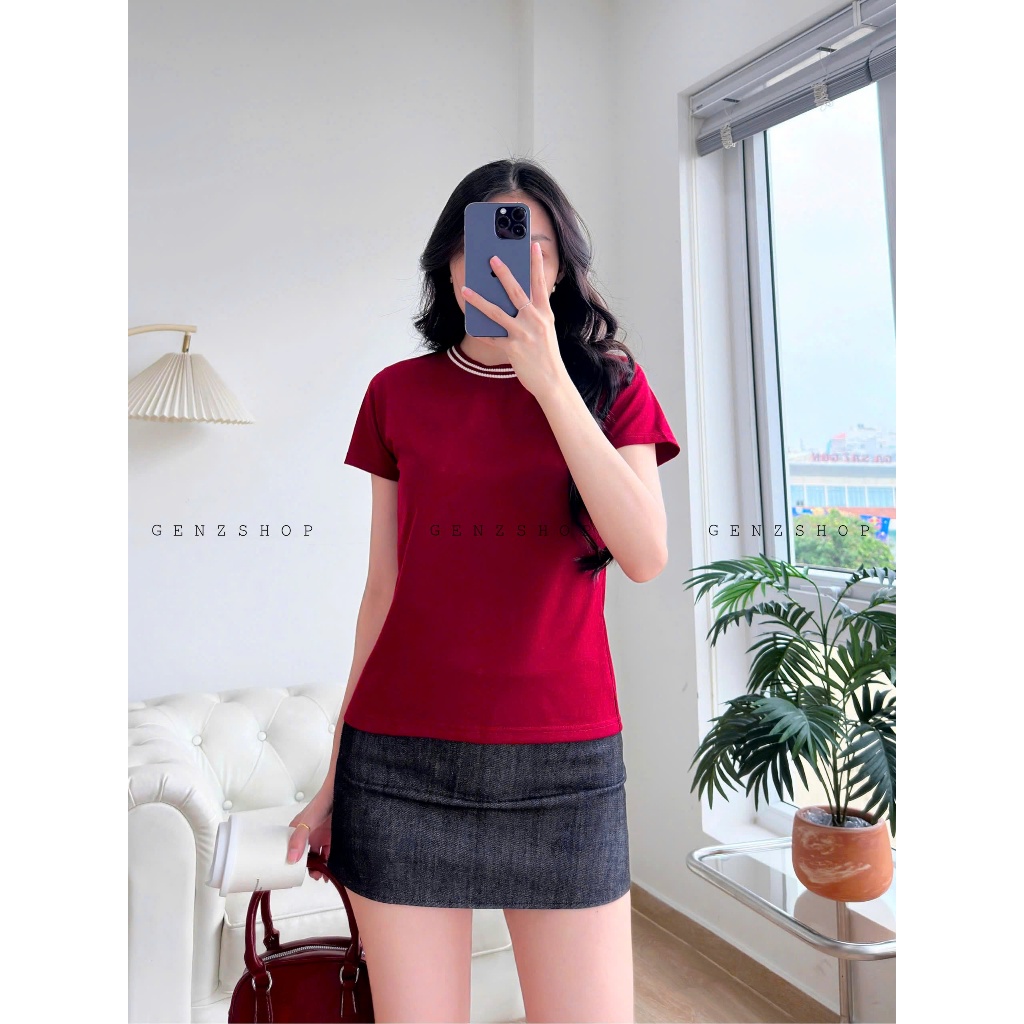 ÁO THUN CỔ PHỐI FORM BABYTEE TRƠN  DỄ THƯƠNG ĐƠN GIẢN GENZBBT26 | BigBuy360 - bigbuy360.vn
