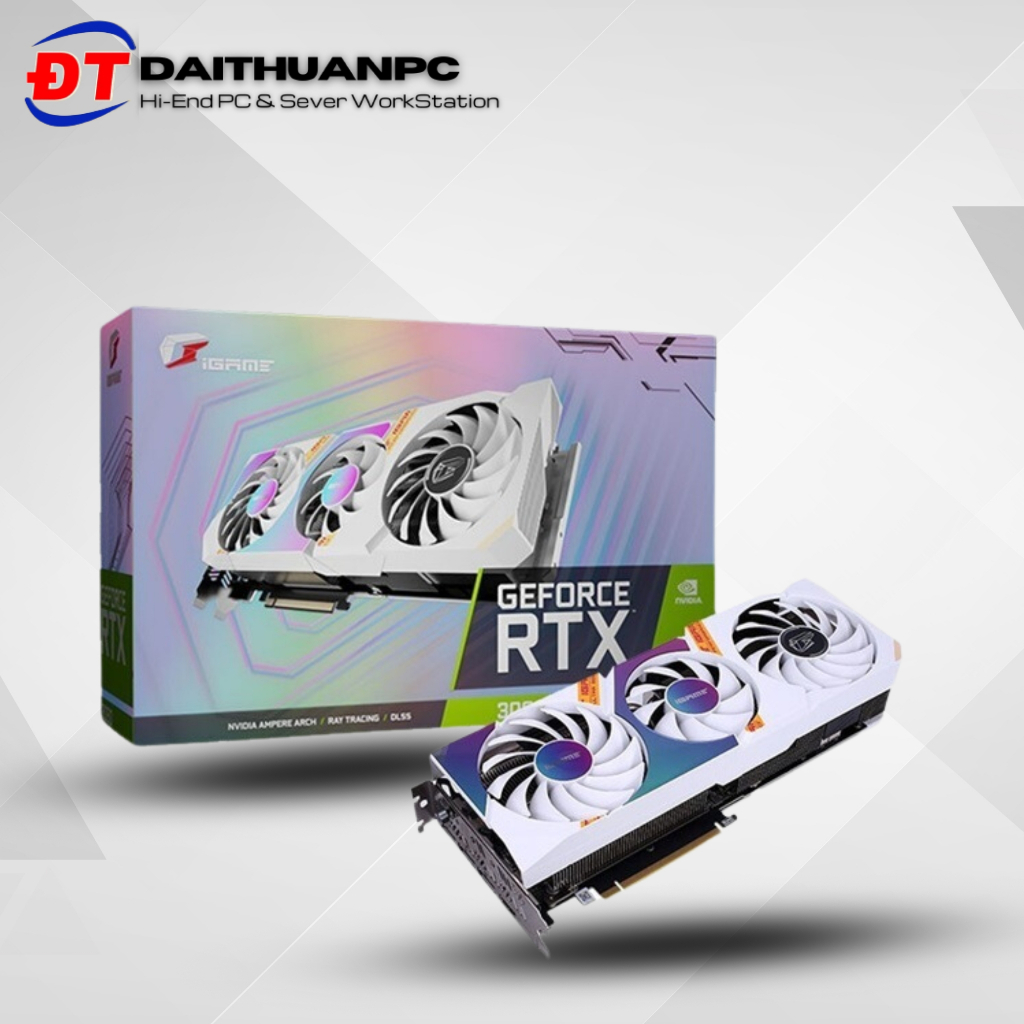 Card Hình Colorful iGame GeForce RTX 3060 Ultra White OC 12G L-V [ Chính Hãng ]