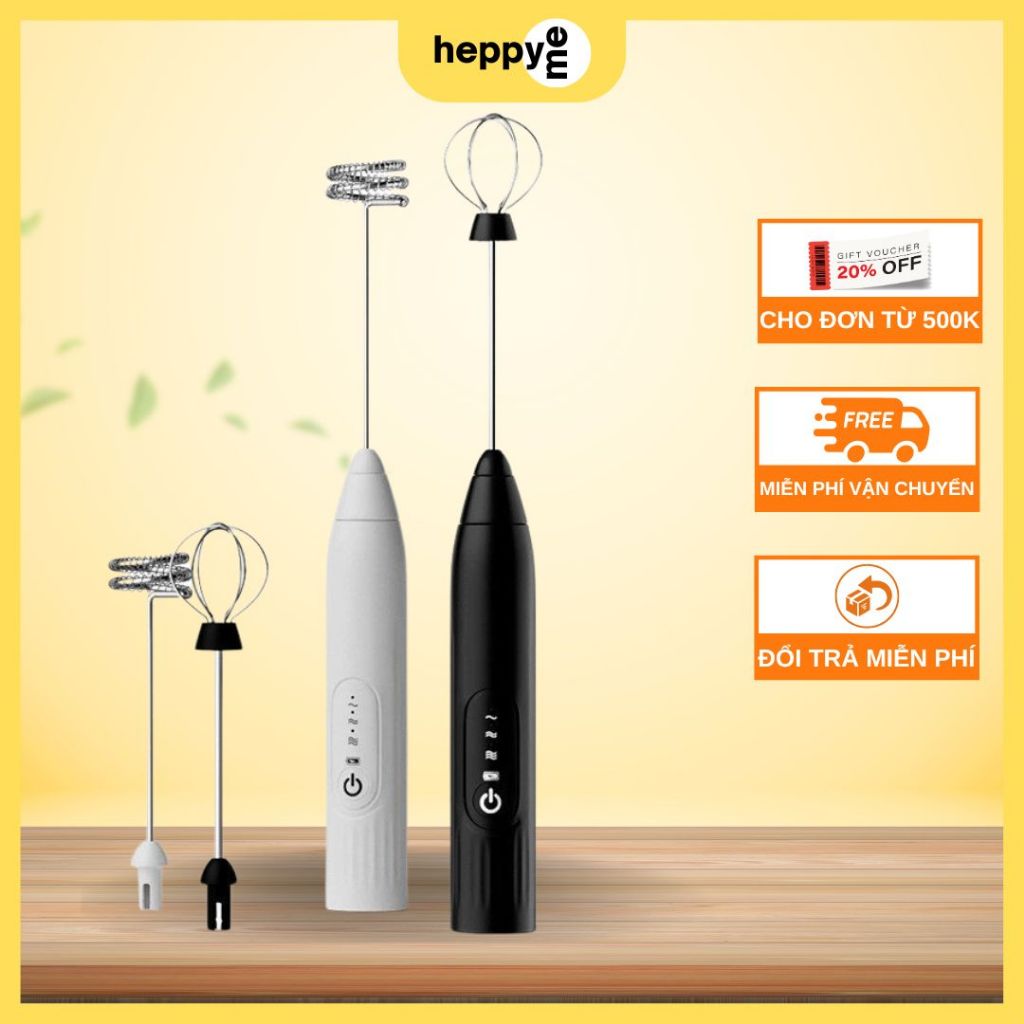 Máy Đánh Trứng, Trộn, Tạo Bọt Cà Phê Mini WHISK Chạy Điện Cầm Tay Tiện Lợi