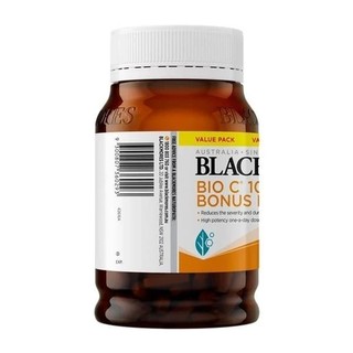   date T10 2026  Viên Bổ sung vitamin C Blackmores Bio C 1000 180 viên của Úc  Hộp Nhựa  