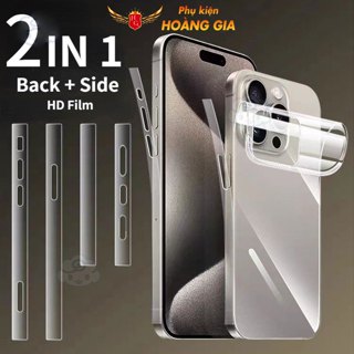  Dán PPF iPhone Full lưng và viền iP14 pro max 17 Pro max 16 plus 15 Pro max 14 Pro Max 13 Pro Max 12 Promax  Lưng+Viền  
