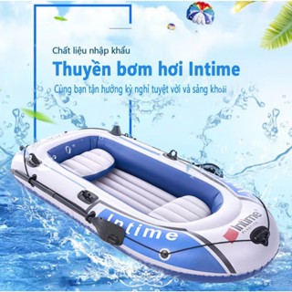 Thuyền Hơi INTIME Cỡ Lớn Dành cho 2-4 người Xuồng Hơi câu cá Phao Xuồng Chính hãng Camping Dã Ngoại