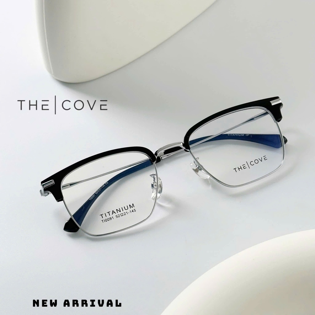 [KN04]Gọng kính cận nam loại mí gọng titan,tròng kính có thể tháo dời để thay độ cận, viễn,loạn hàng công ty [full box]