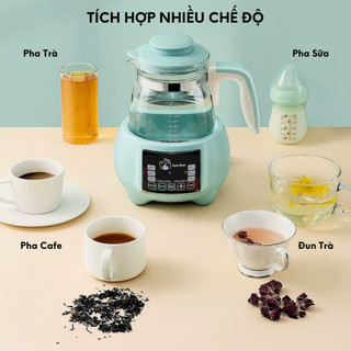 Bình đun nước pha sữa COCO BEAR máy đun giữ nhiệt ấm đun nước pha sữa cho bé (Tặng khay hâm sữa)
