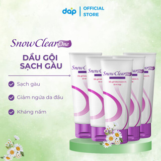 Combo 5 tuýp Dầu gội snow clear one chiết xuất dầu dừa giúp làm sạch gàu