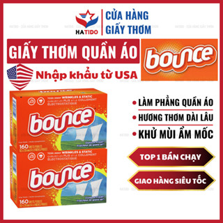  Giấy Thơm Quần Áo Bounce Mỹ – Giữ Hương Thơm Dài Lâu Quần Áo Mềm Mại Không Ẩm Mốc 