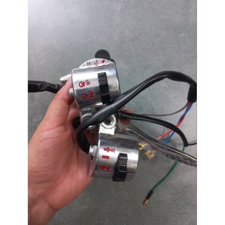 Cùm công tắc xe cup 81, bộ cùm xe cub 81 hàng công ty