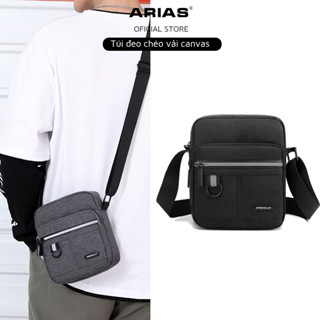 Túi đeo chéo nam mini vải canvas bền bỉ phong cách hàn quốc, Túi chéo nam nhỏ gọn cao cấp có phản quang - TDCV03