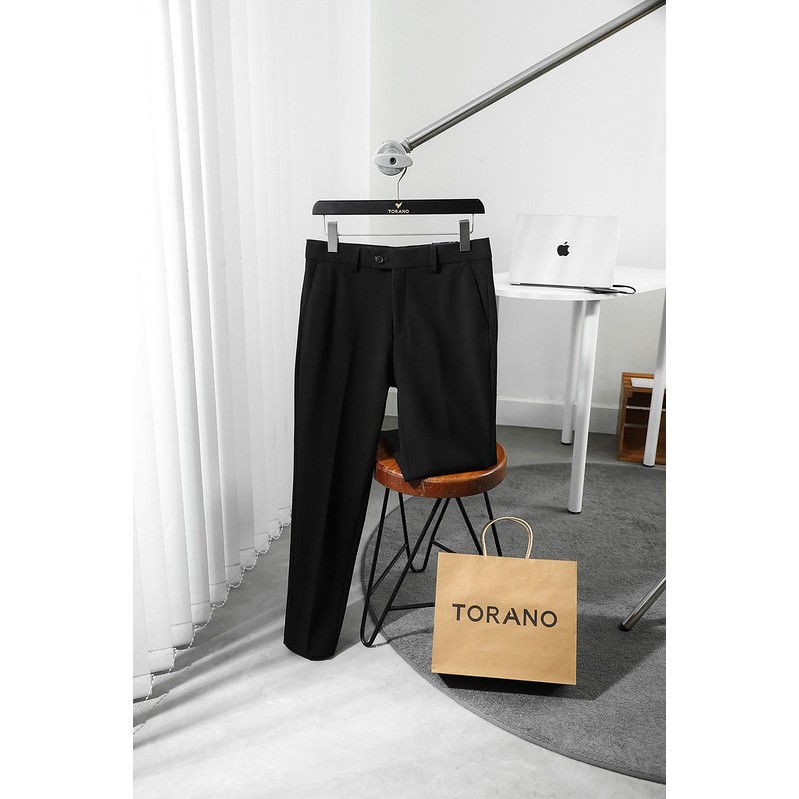 Quần âu nam TORANO slim-fit cạp trơn chuẩn phom DABT900 | BigBuy360 - bigbuy360.vn