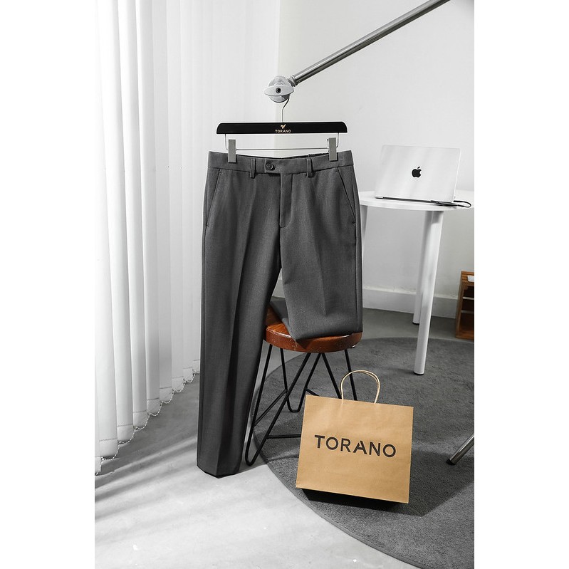 Quần âu nam TORANO slim-fit cạp trơn chuẩn phom DABT900 | BigBuy360 - bigbuy360.vn