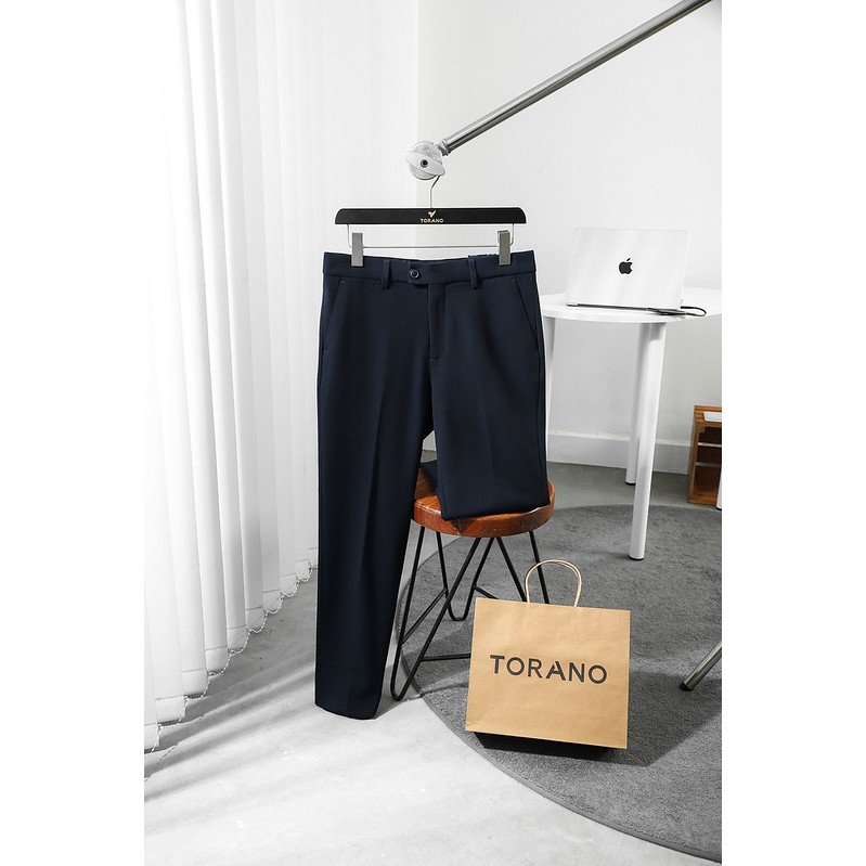 Quần âu nam TORANO slim-fit cạp trơn chuẩn phom DABT900 | BigBuy360 - bigbuy360.vn