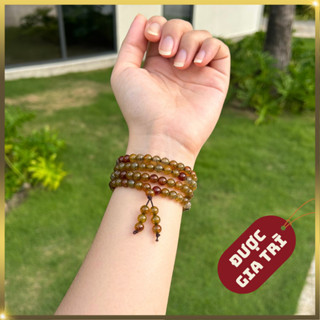 Chuỗi 108 Hạt Đá Mã Não Rồng, Vòng Tay Nhỏ Gọn Hạt 6li Cho Nữ, Vân Đá Vảy Rồng Nhiều Năng Lượng - Vòng Của Diệp - C24