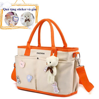 Túi Xách Bỉm Sữa Cho Mẹ Và Bé Đa Năng Giữ Nhiệt Nhiều Ngăn Phong Cách Hàn Quốc 