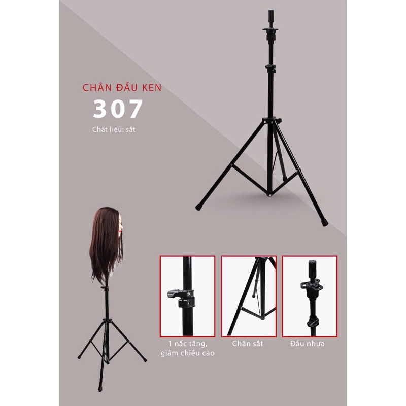 Chân Manocanh Học Cắt Tóc, Chân Ken, Giá Đỡ Đầu Manocanh