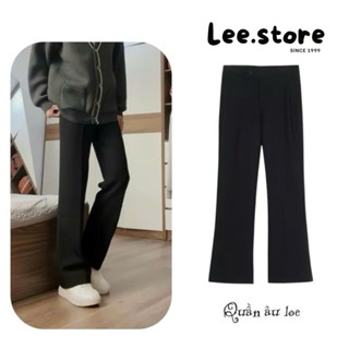  Quần Vải Ống Loe Lee.store Quần Tây Nam Ống Loe Tôn Dáng Che Khuyết Điểm Phong Cách Hàn Quốc 