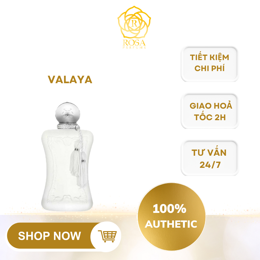 Parfums De Marly Valaya EDP 75ML I Nước hoa nữ Gợi Cảm, Sang Trọng, Quyến Rũ I Valaya EDP I Rosaperf