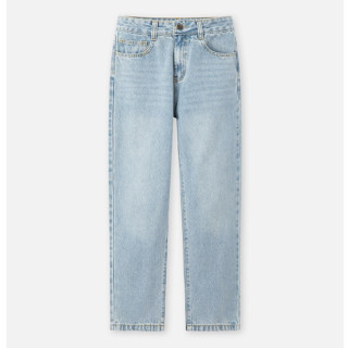 Quần Jeans Nữ BOO Dáng Straight Thêu logo BOO basic denim