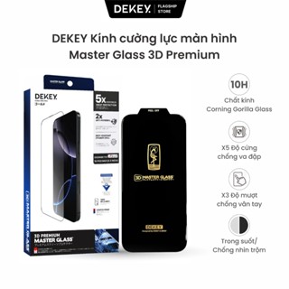 Không Lẹm Viền - Kính Cường Lực 3D Master Glass Premium 10H 16/16Pro/16Promax Trong Suốt Viền Mỏng