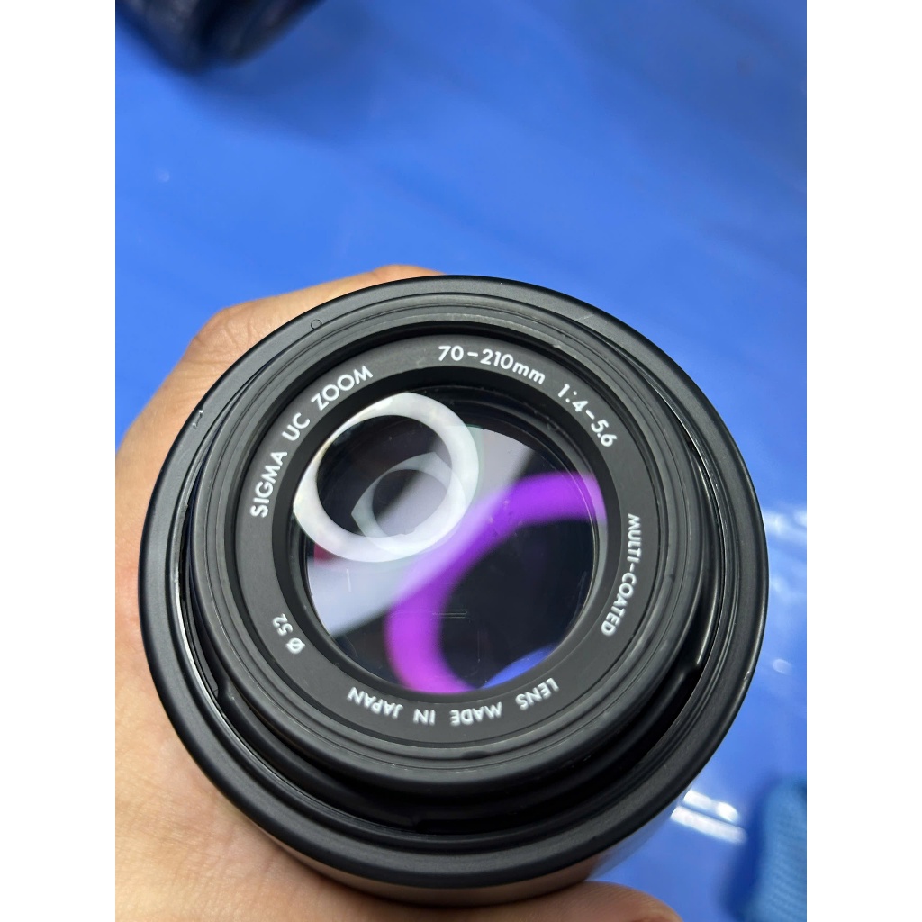 Lens Canon Sigma AF 70-210mm f4-5.6 k-zoom (Af OK - thấu kính sạch - Mở khẩu) - Lens máy ảnh