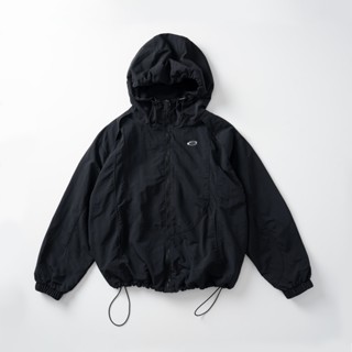 Áo Khoác Dù Đen Có Nón | THE SEVEN HERITAGE WINDBREAKER JACKET - All Black