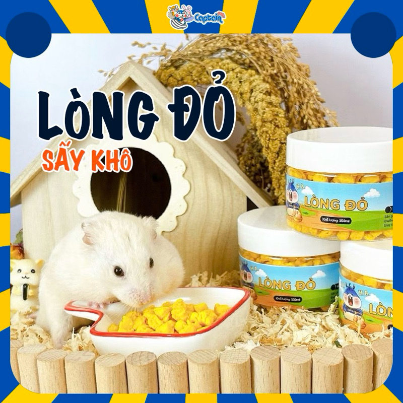 Lòng đỏ trứng gà sấy dinh dưỡng cho thú cưng