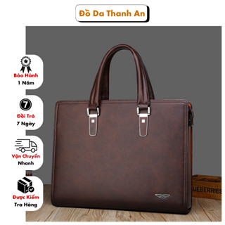 Cặp Công Sở Nam, Cặp Da Khóa Số Hông Cao Cấp GORCHIS Túi Xách Công Sở Nam Nữ Sang Trọng CD041