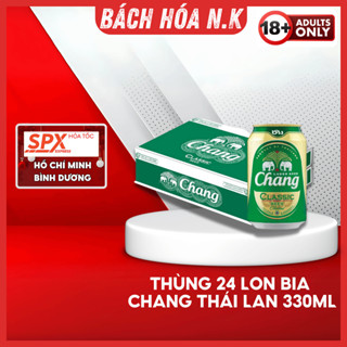 Bia Chang - Bia Thái Lan - Bia Nhập Khẩu Thùng 24 lon x 330ml/500ml