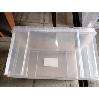 THÙNG CHỮ NHẬT TRONG SUỐT 35 LÍT