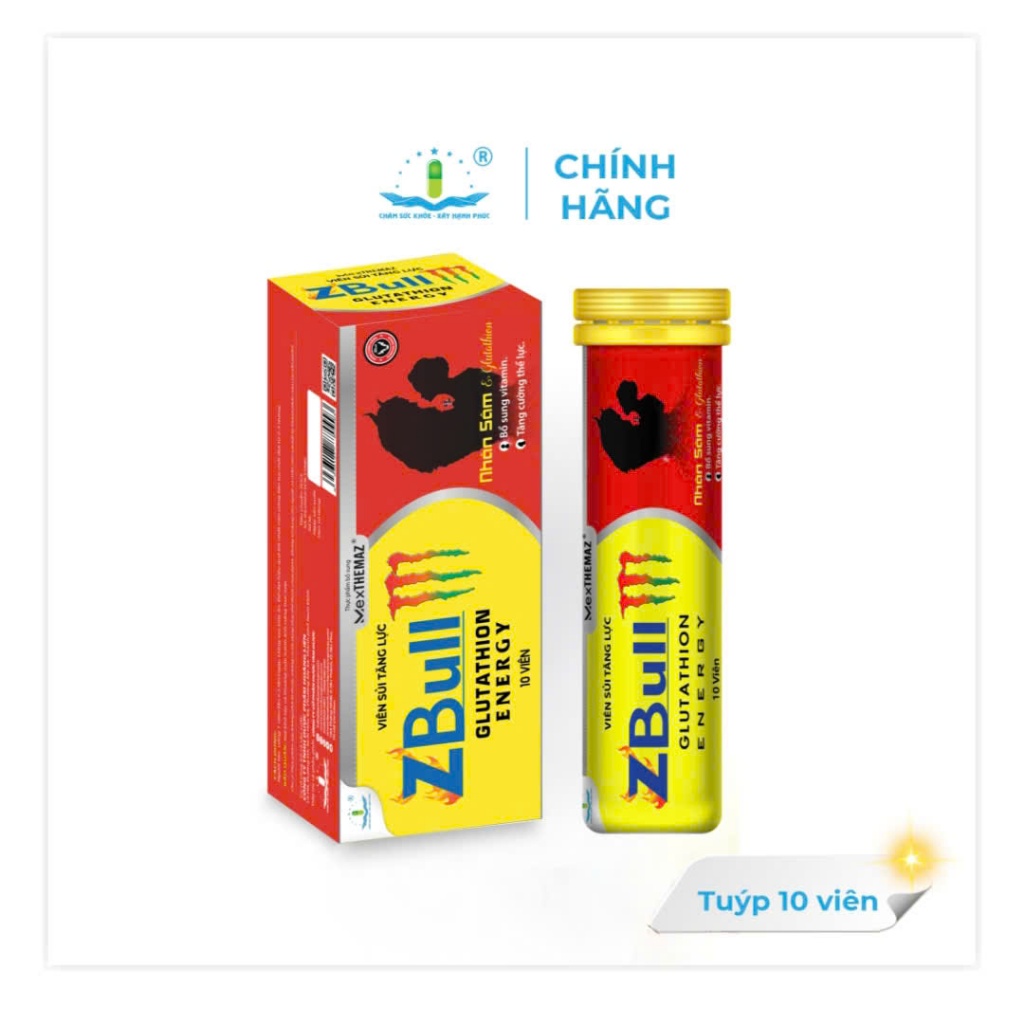 Viên Sủi Tăng Lực Zbull M ( tuýt 10 viên )