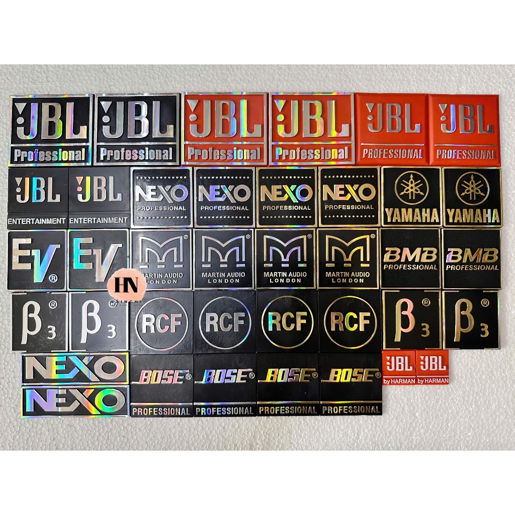 02 Tem Loa Nhựa Cứng Loa Thùng Các Hãng J⊶B⊶L⊶/ MARTIN / BOSE / DSB / NEXO / RCF / BMB / EV / B3 / P