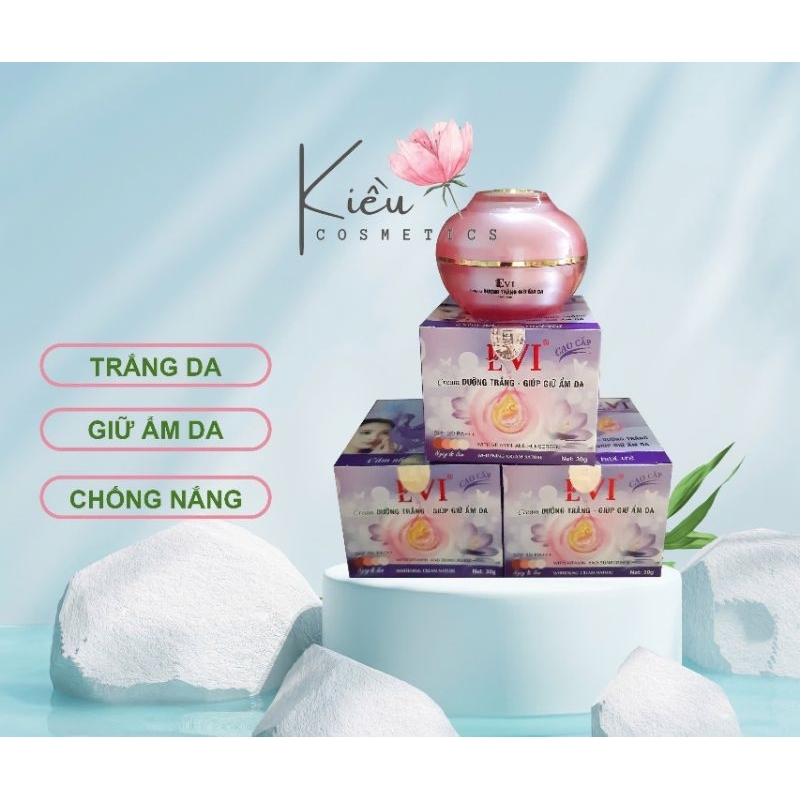 Kem Dưỡng Trắng Giữ Ẩm Da EVI