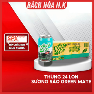 Nước sương sáo Greenmate (Thái Lan) Thùng 24 Lon x 300ml - Sương Sáo Thái