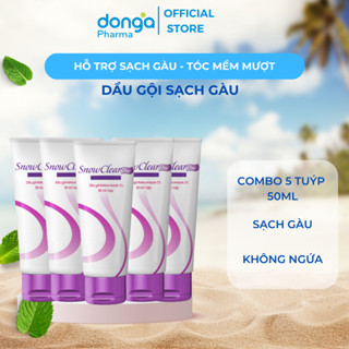 Combo 5 tuýp dầu gội snow clear one chiết xuất dầu dừa hỗ trợ làm sạch gàu hiệu quả